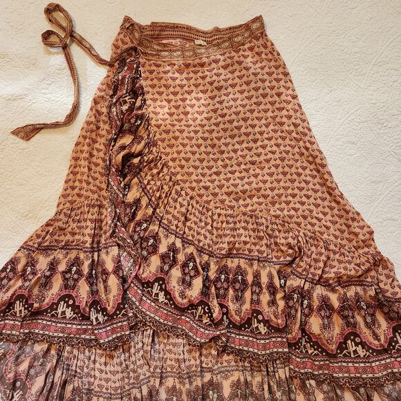SPELL Collective Sunset Road Wrap Skirt XS - Picture 1 of 4